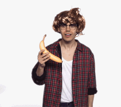 Guy Says Hello To Banana Phone Meme GIF