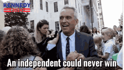 Guy Says Independent Could Never Win GIF