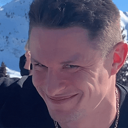Guy Smiling Eye Brow Raise GIF