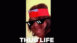 Guy Thug Life Moving GIF