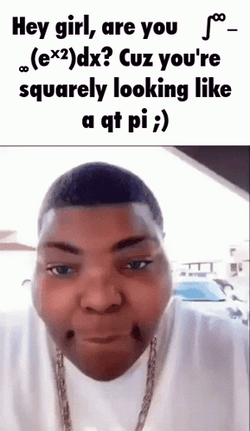 Guy Using Equations To Rizz Meme GIF