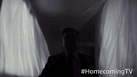 Guy Walking Fast To Deliver News GIF