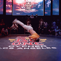 Guy With His Combination Break Dance Moves GIF