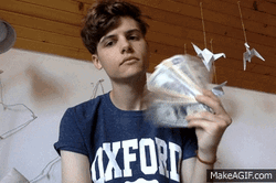 Guy With Money Eyeroll GIF