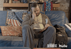 Guy Writing Diary GIF