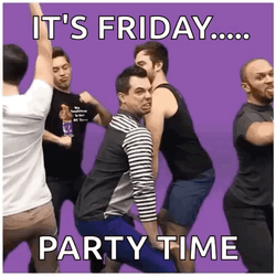 Guys Dancing Its Friday GIF