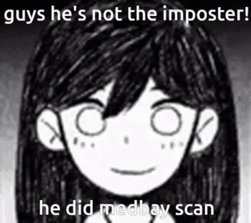 Guys He 'S Not The Imposter ! He Did Medbay Scan GIF