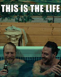 Guys Just Hanging Around GIF