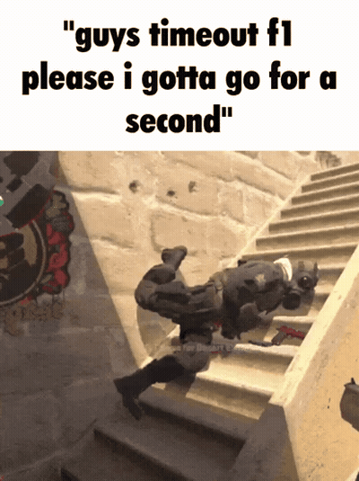 Guys Timeout F1 Please I Gotta Go GIF