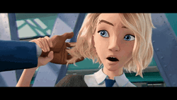 Gwen Stacy Pulled Hair Ouch GIF