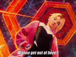 Gwen Stacy Wanna Get Out Of Here GIF