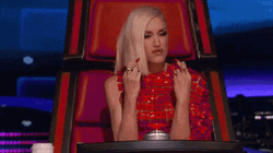 Gwen Stefani Fingers Crossed GIF