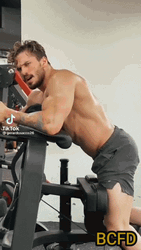 Gym Addict Painful Leg Work Out GIF
