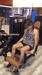 Gym Fail Leg Day GIF