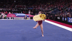 Gymnast Burrito Meme GIF
