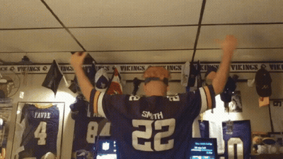 Gymnast Performing Trick In Front Of ESPN Sign And Crowd GIF
