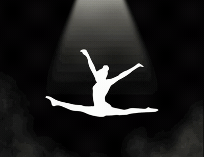 Gymnast Silhouette GIF
