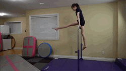 Gymnastics Bar Spin GIF