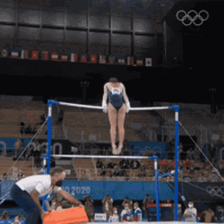 Gymnastics Nina Derwael Catch The Bar GIF