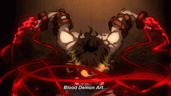 Gyutaro Blood Demon Art GIF