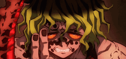 Gyutaro Demon Slayer Surprises GIF