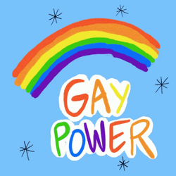 Ha Gay Chang Gay Power Rainbow GIF
