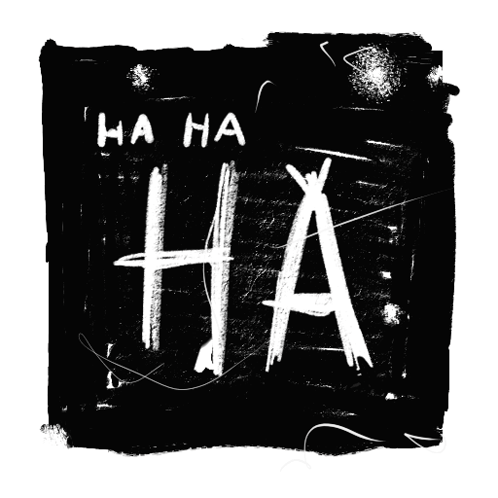 Ha Ha Ha Text GIF