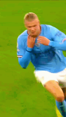 Haaland Manchester City GIF