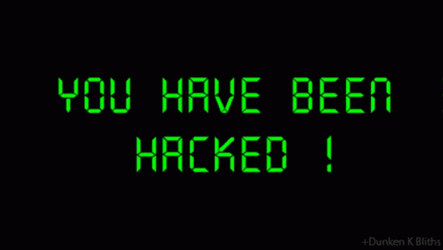 Hacker Im In Flashing Notification Design GIF