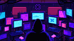 Hacker Screen Mastermind Pixel Jeff GIF