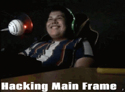 Hackerman Hacking Main Frame GIF