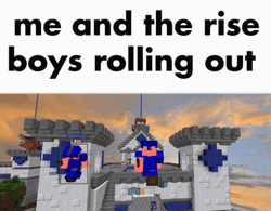 Hacking Screen Rise Client Minecraft GIF