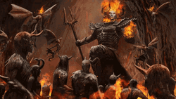 Hades Greek Mythology Underworld Card Game GIF