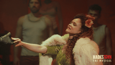 Hadestown Musical Poster With Woman GIF