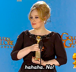 Haha No Adele No GIF
