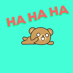 Hahaha Cute Bear GIF