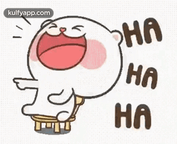 Hahaha Falling Off Chair GIF