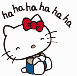 Hahaha Hello Kitty GIF