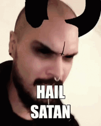 Hail Satan GIF