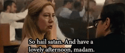 Hail Satan And Have A Lovely Afternoon GIF