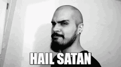 Hail Satan GIF