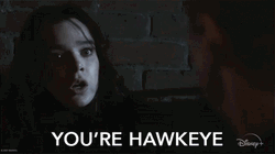 Hailee Steinfeld  Asking You're Hawkeye GIF