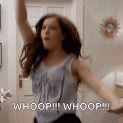Hailee Steinfeld Excited Whoops Dance GIF