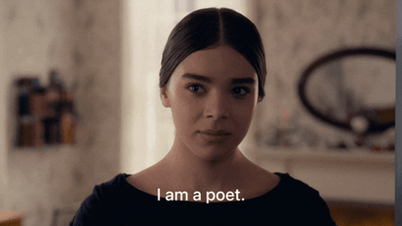 Hailee Steinfeld I Am A Poet GIF