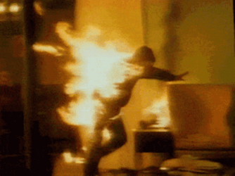 Hair On Fire Burning GIF