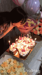 Hair On Fire On Birthday Candle GIF