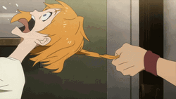 Hair Pull Deca Dence Anime GIF