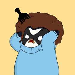 Hair Pulling Stressed Scream Penguin GIF