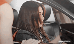 Hair Tuck Dipika Kakar In Car GIF