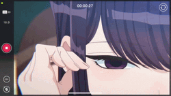 Hair Tuck Komi Shouko Anime GIF